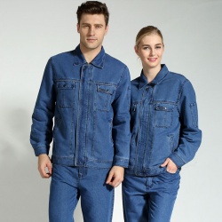 國家電網(wǎng)電力服 純棉牛仔施工服 JL-GC018